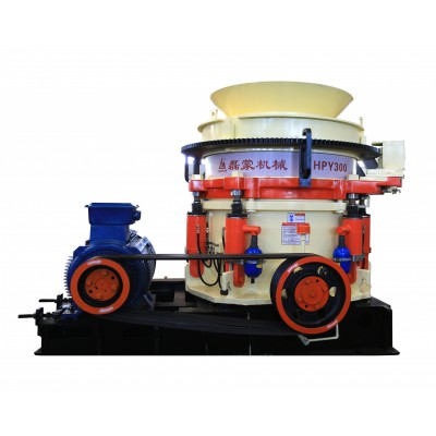 Stationary hydraulic cone crusher  price HPY300 with cubic final output and competitive price ship to Thailand