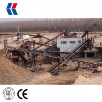 High quality aggregate stone crushing plant use belt conveyor